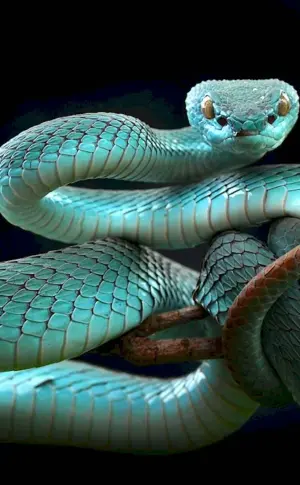 Blue kufia viper