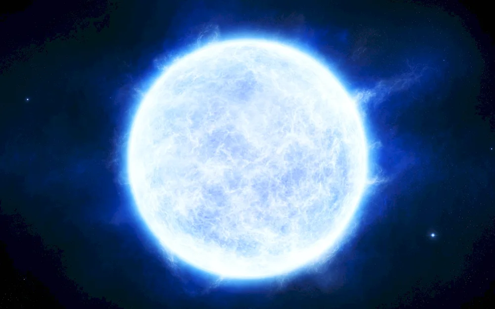 Blue hypergiant star r136a1
