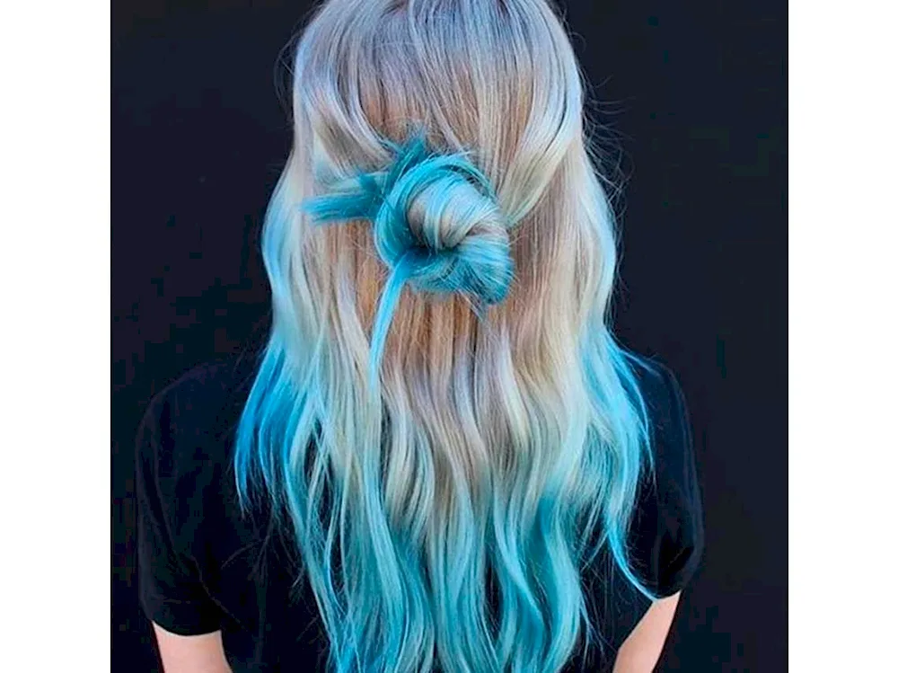 Blue strands