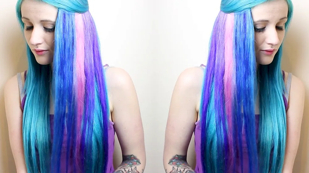 Coloured hair