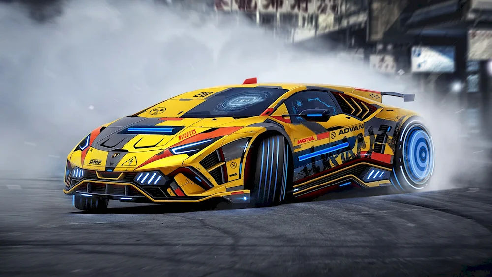 Lamborghini racing cars