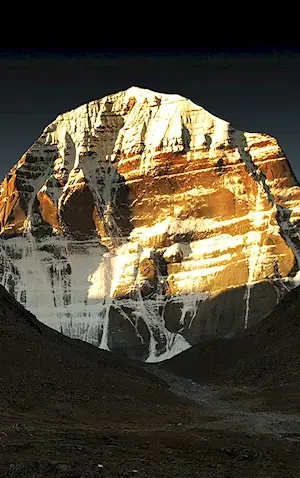 Mount Kailas swastika