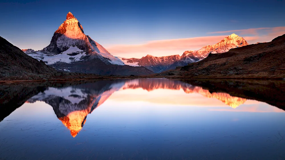 Matterhorn mountain dawning