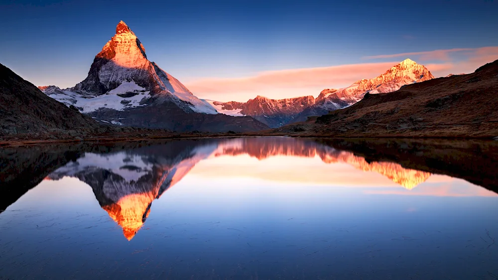 Matterhorn Mountain dawning