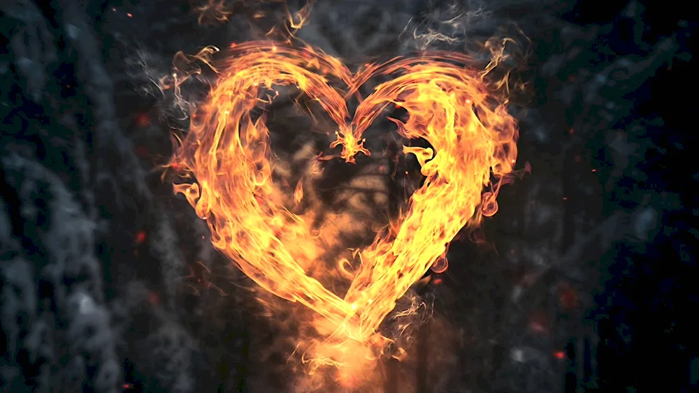 Burning heart