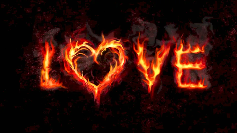 Burning heart