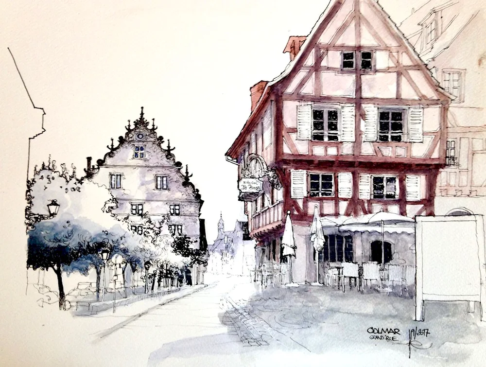 City sketch
