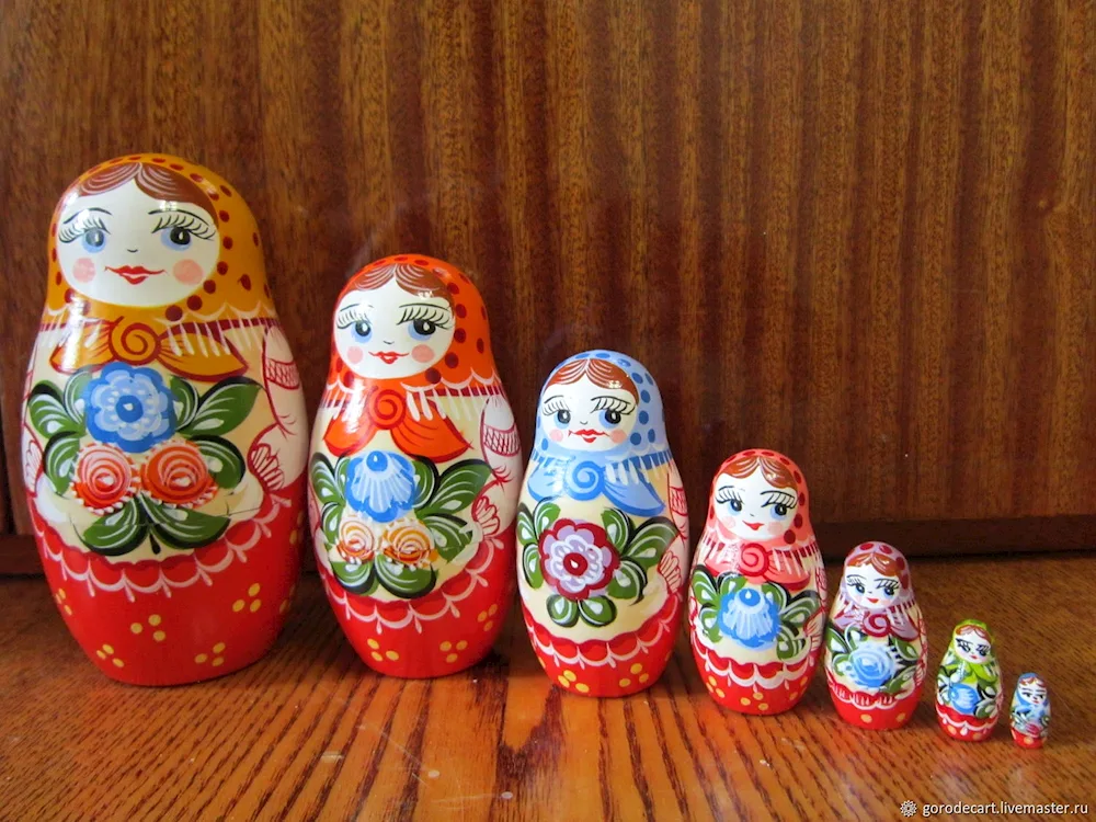 Gorodets Gorodets matryoshka