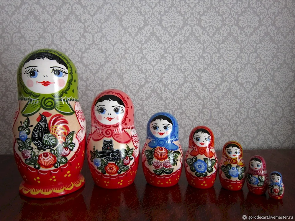 Gorodets Gorodets matryoshka