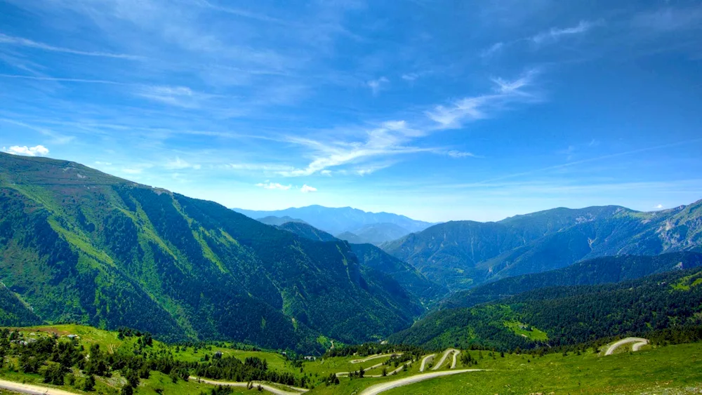 The mountains of Abkhazia