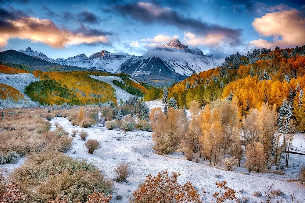 Mountains of snow