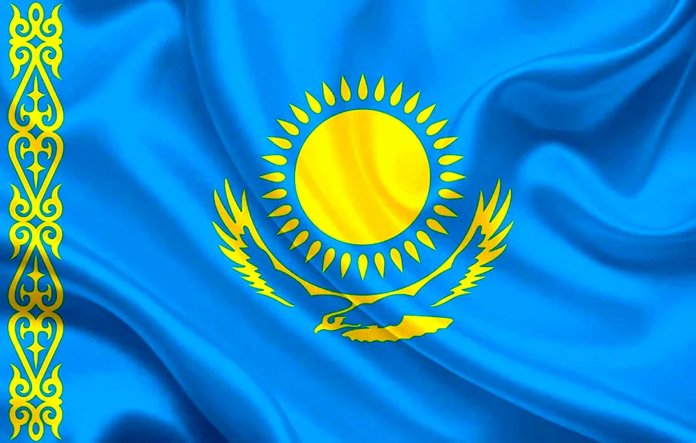 State flag of Kazakhstan