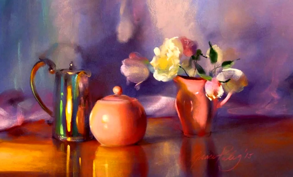 Painting pastel still life Murgin