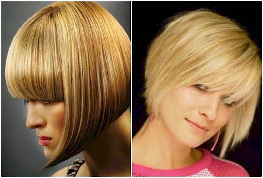 Graduated Bob Kaskad haircut