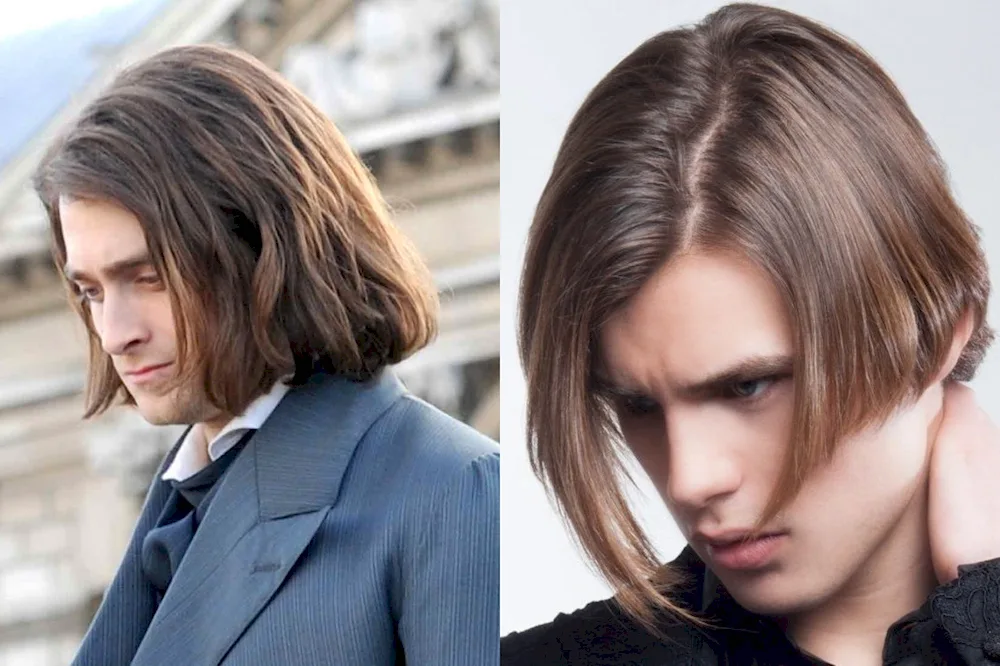 Gradulated Cascade bob for men