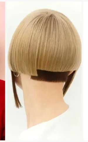 Graduated bob Korea pixie haircut. Bob cap