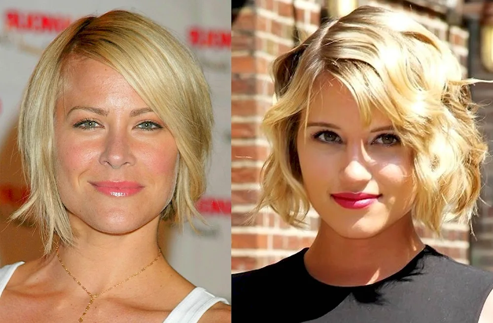 Hairstyles for a round face. face
