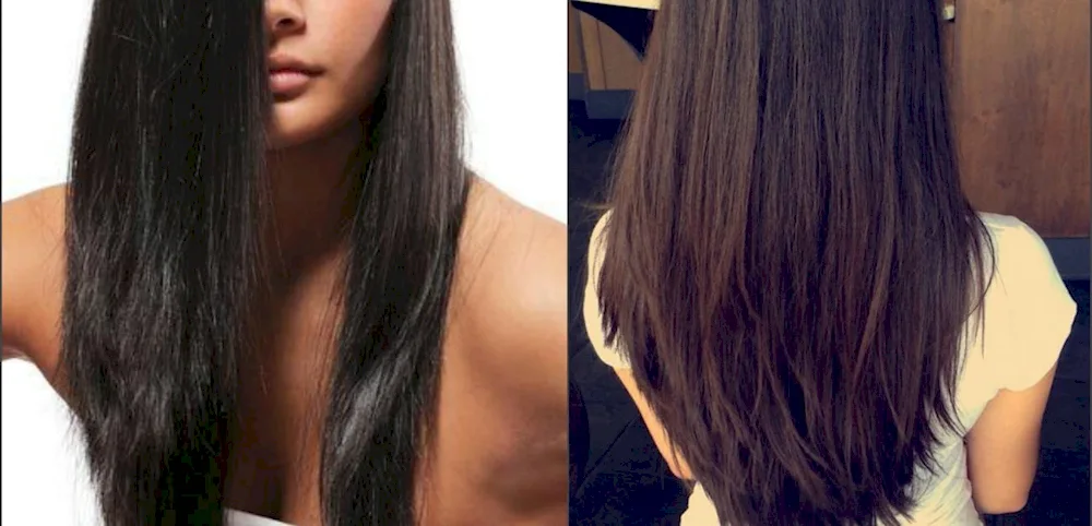Scherzinger's ladder haircut