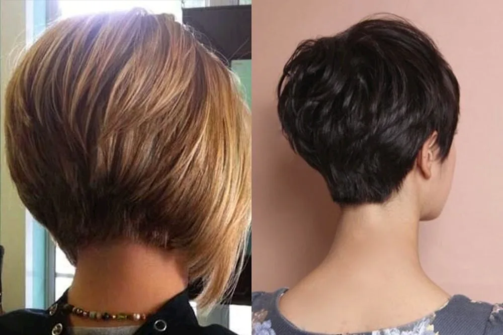 Gradirovannoe Bob haircut