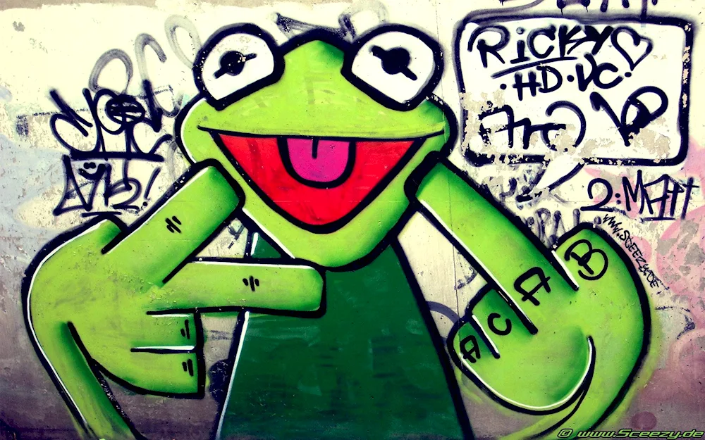 Graffiti marker writing