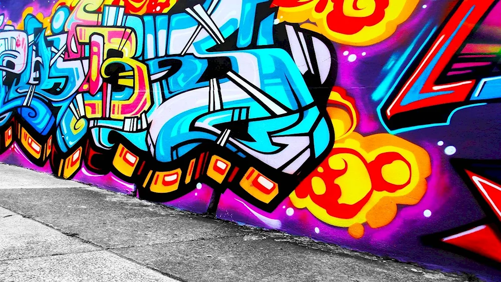 Graffiti wallpaper