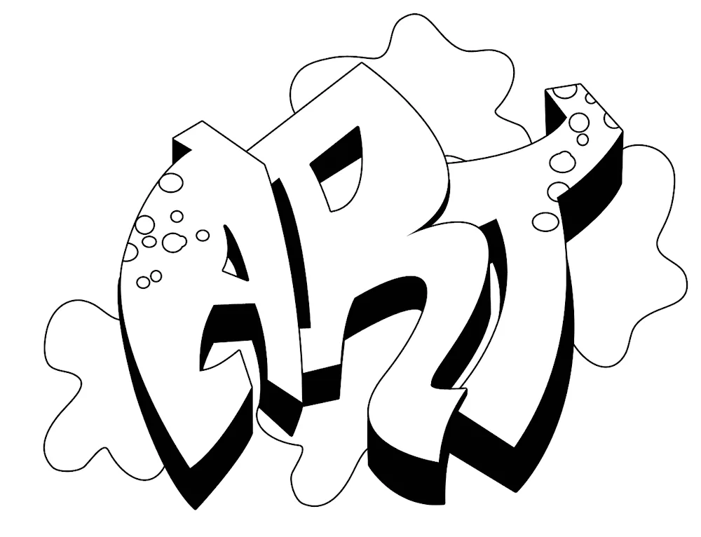 Graffiti drawings