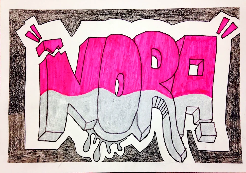 Graffiti drawings