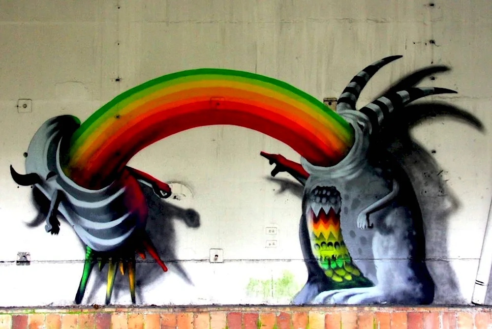 Graffiti. monsters