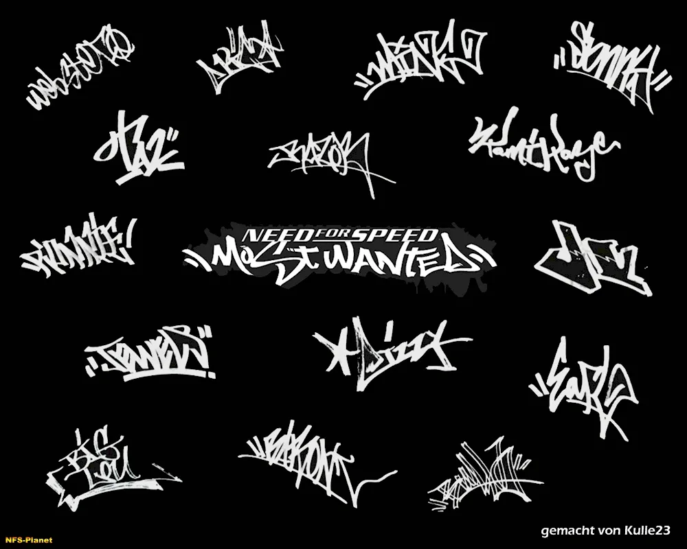 Graffiti marker painting