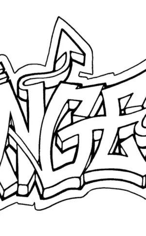 Graffiti colouring