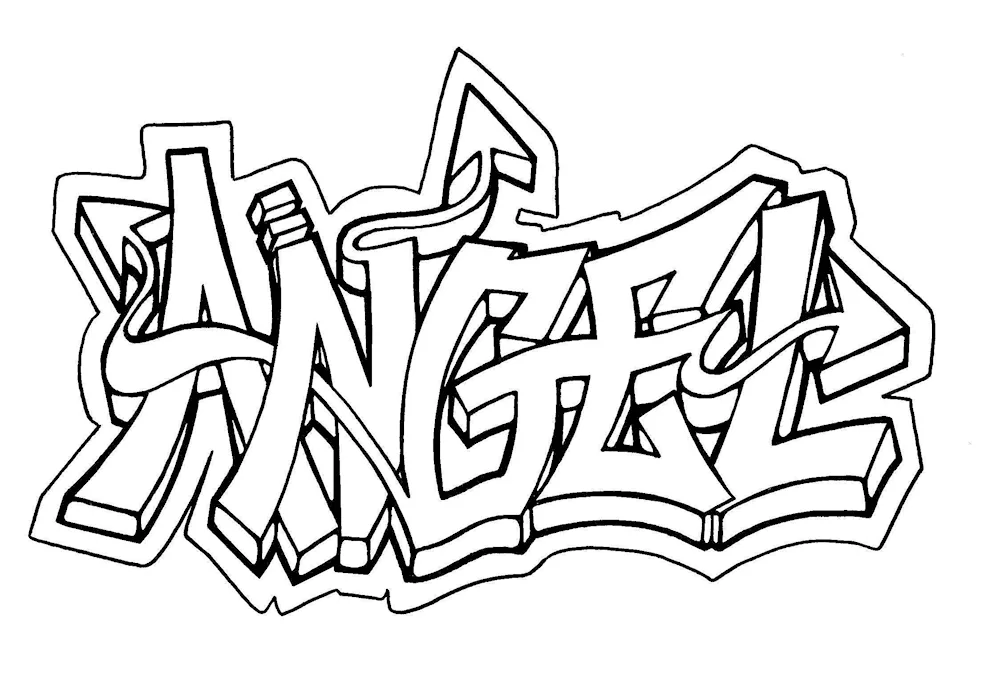 Graffiti colouring