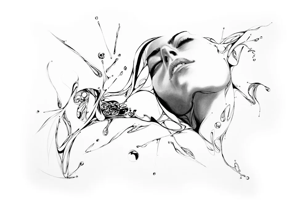 Girl drawing