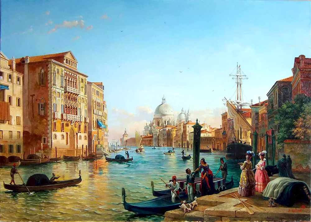 "The Grand- Canal in Venice’ Robert Feinel