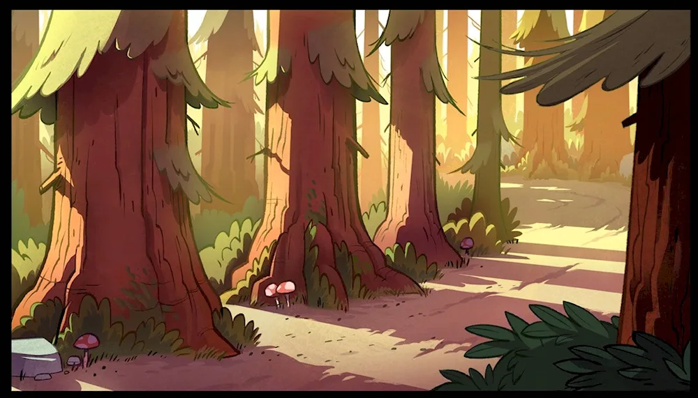 Gravity Falls Forest