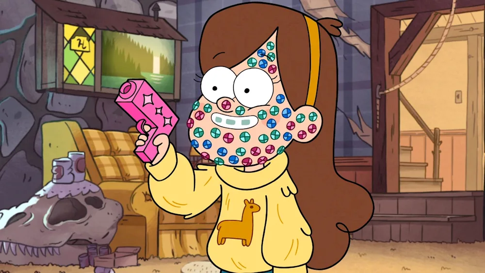 Gravity Falls Mabel and Puffy