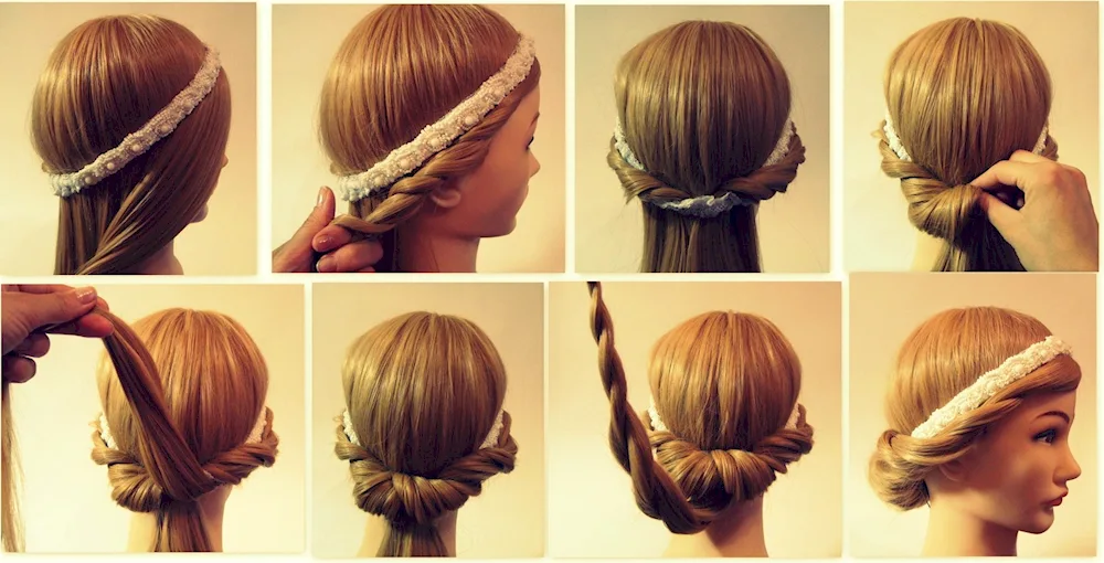 Greek hairstyle