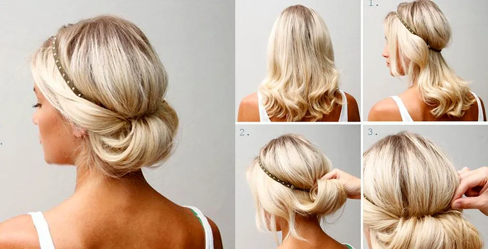 Greek hairstyles for short hair