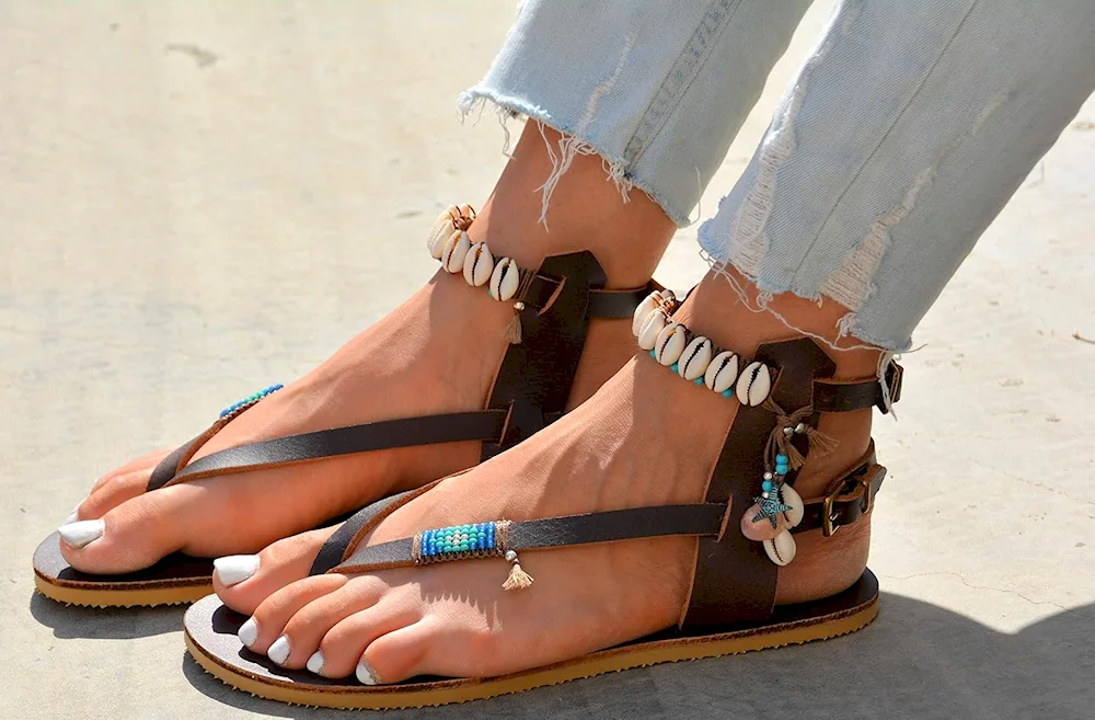 Greek sandals