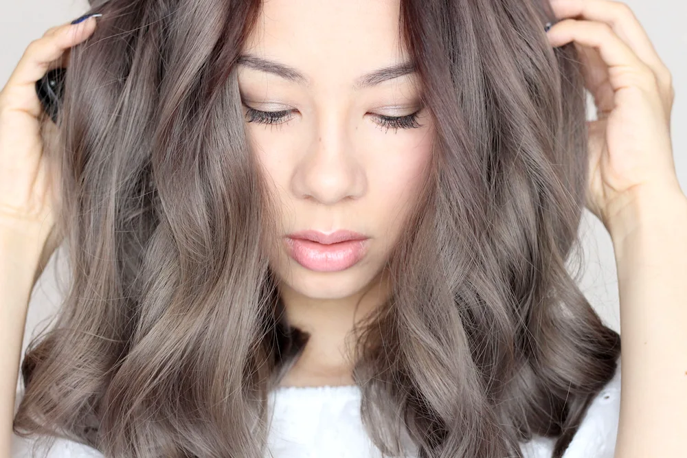 Grey Brown hair colour