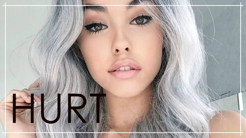 Pixie grey blond