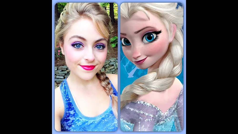 Elsa without make-up Cold Heart