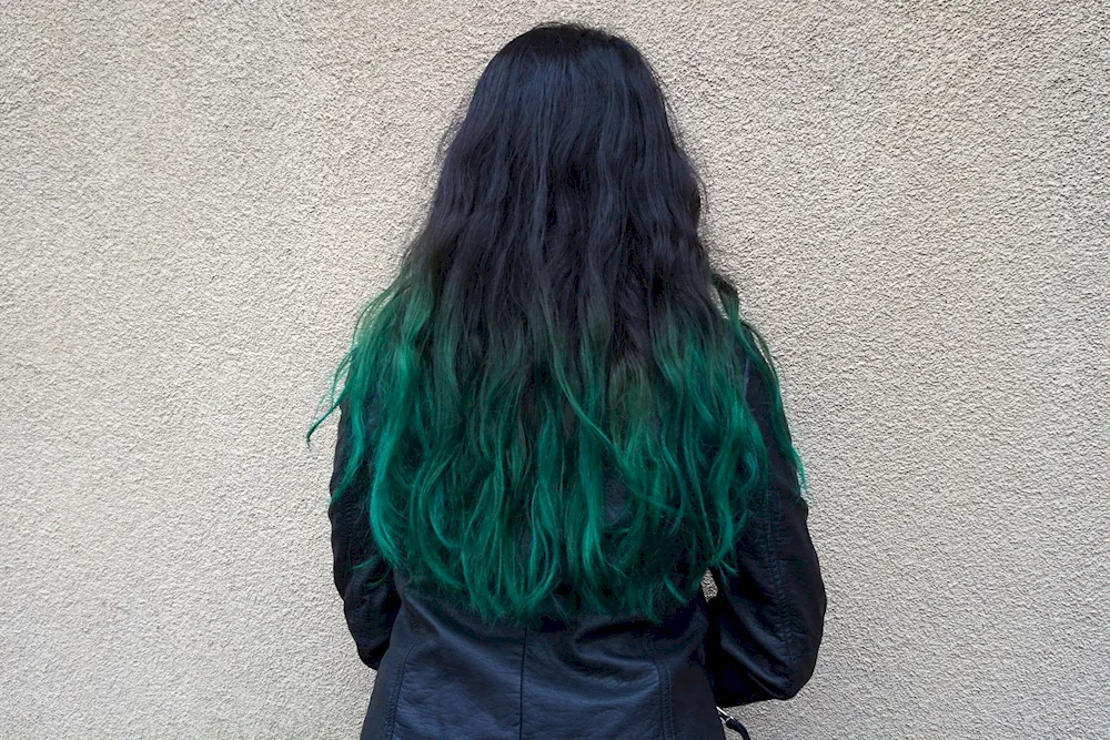 Green Hair colour