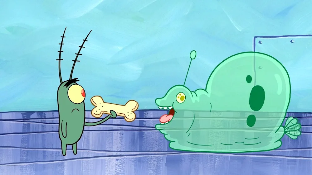 SpongeBob plankton and Karen