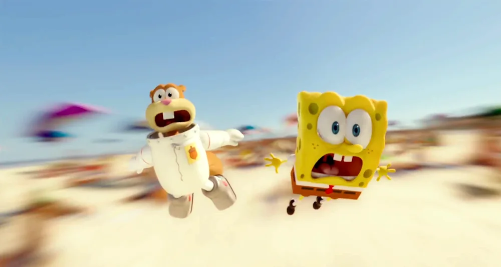 SpongeBob in 3d Sandy