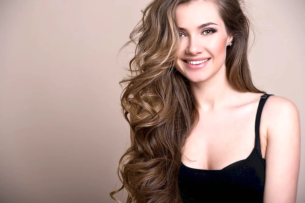 Bushy hair