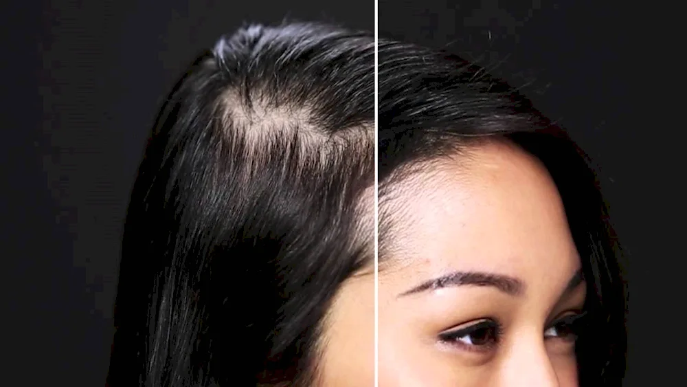 Healthy head parting