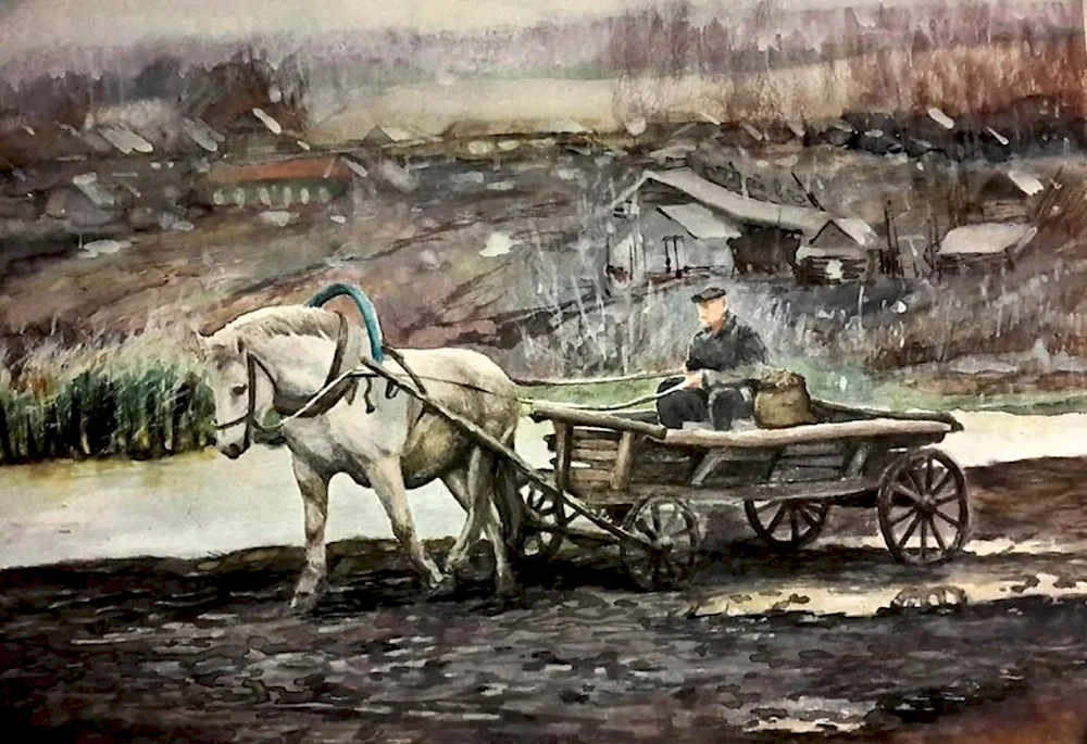 The sledge transport of Ivan Grozny's carts Stoilov Konstantin.