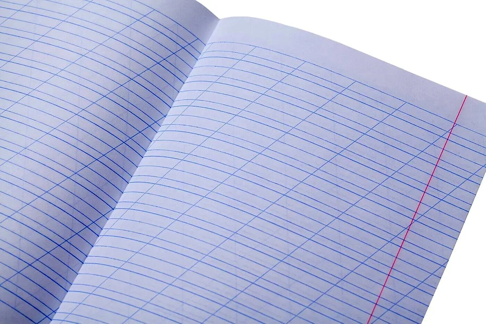 Lined notebook background