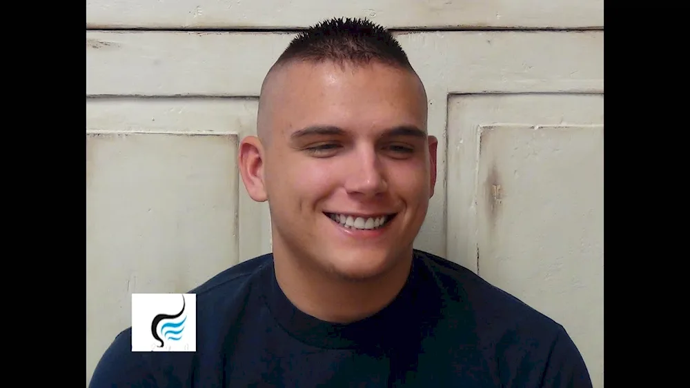 High and tight Marine haircut