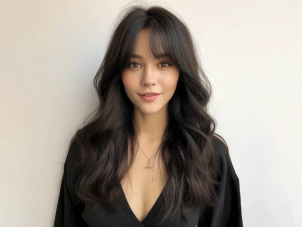 Jennifer Lopez with bangs